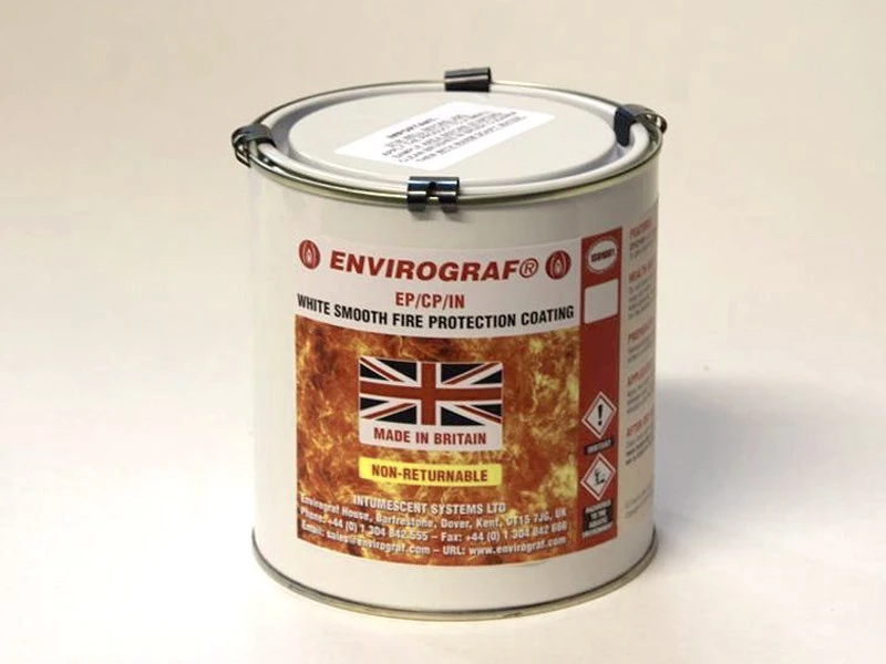 EP/CP Fire Resistant Coating for Plasterboard, Lath and Plaster Walls and Ceilings