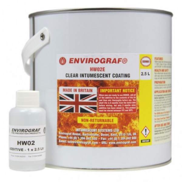 Envirograf HW02E Clear Intumescent Coating Passive Fire Products